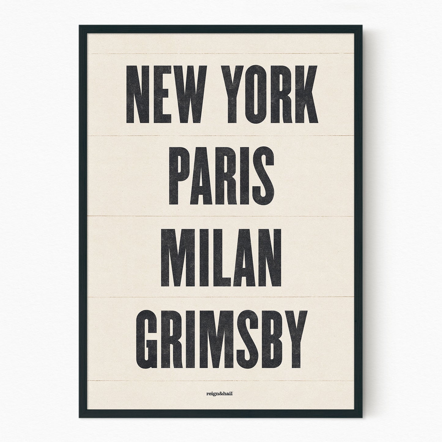 Custom Hometown Print