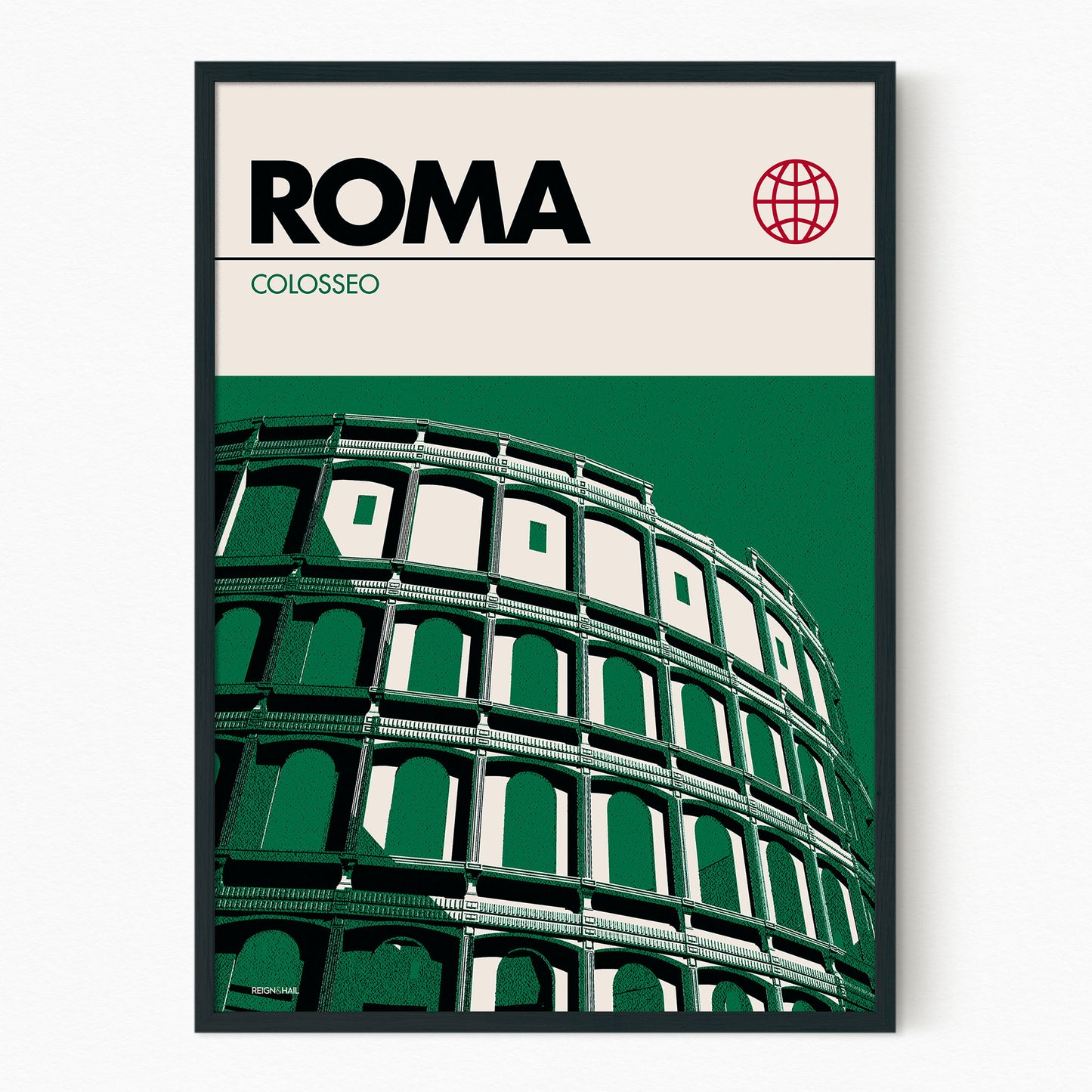 Rome - Graphic Travel Poster