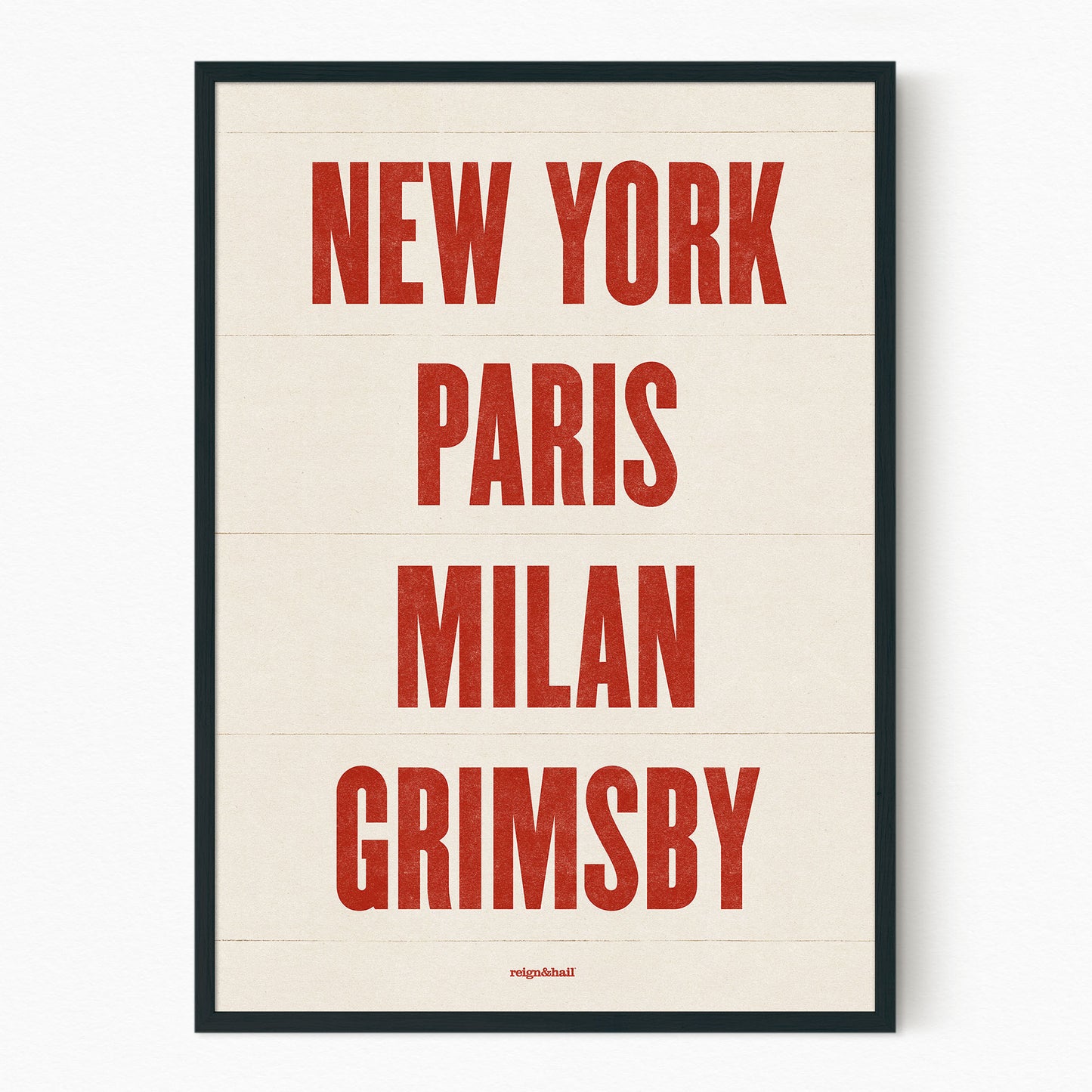 Custom Hometown Print