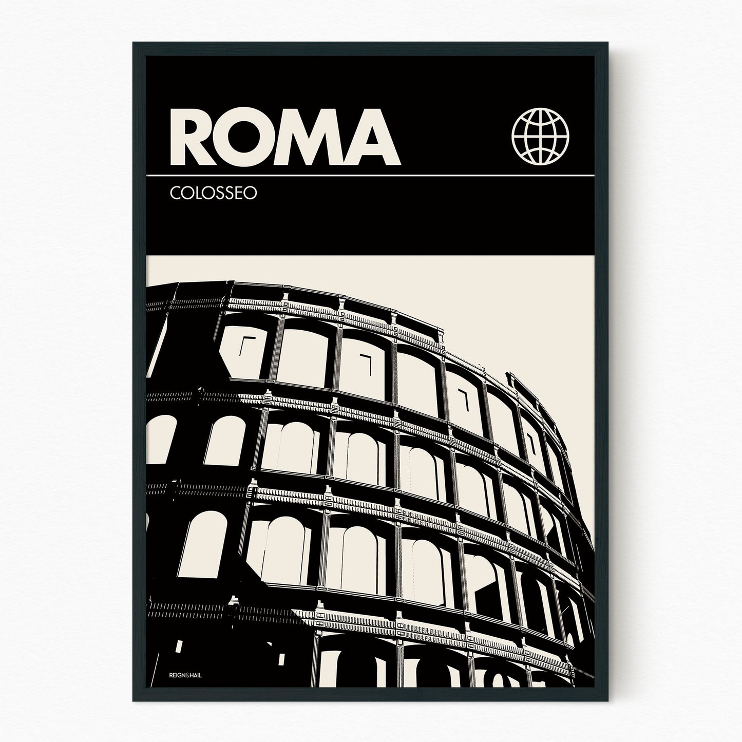 Rome - Graphic Travel Poster