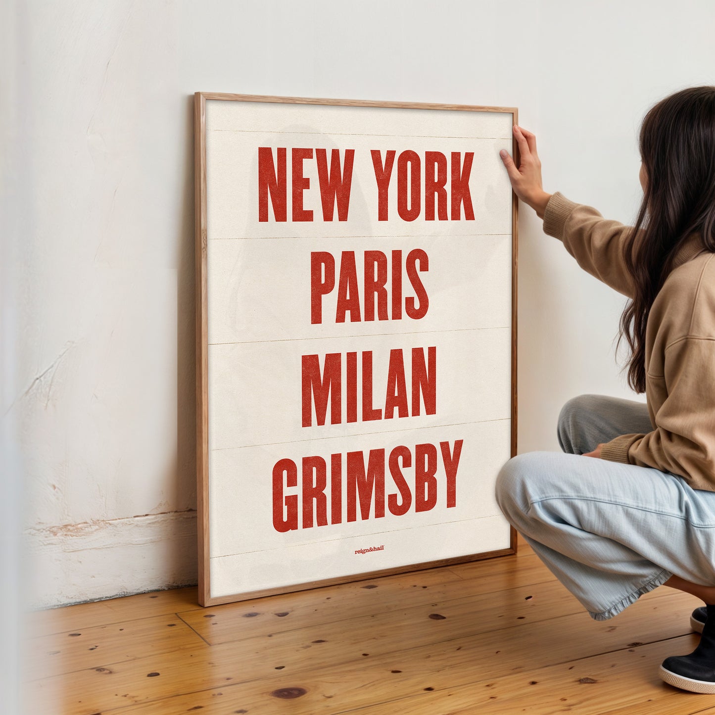 Custom Hometown Print