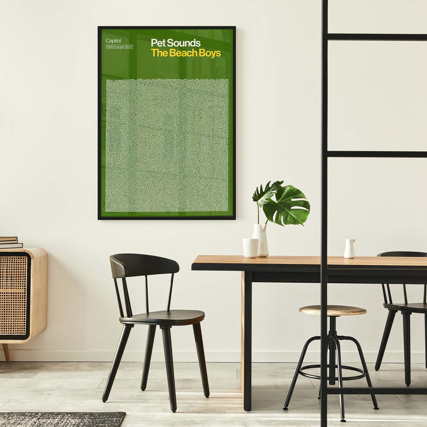 Custom Song Lyric Print (Black Frame)