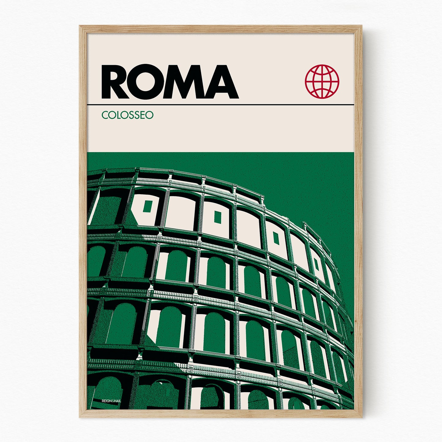 Rome - Graphic Travel Poster