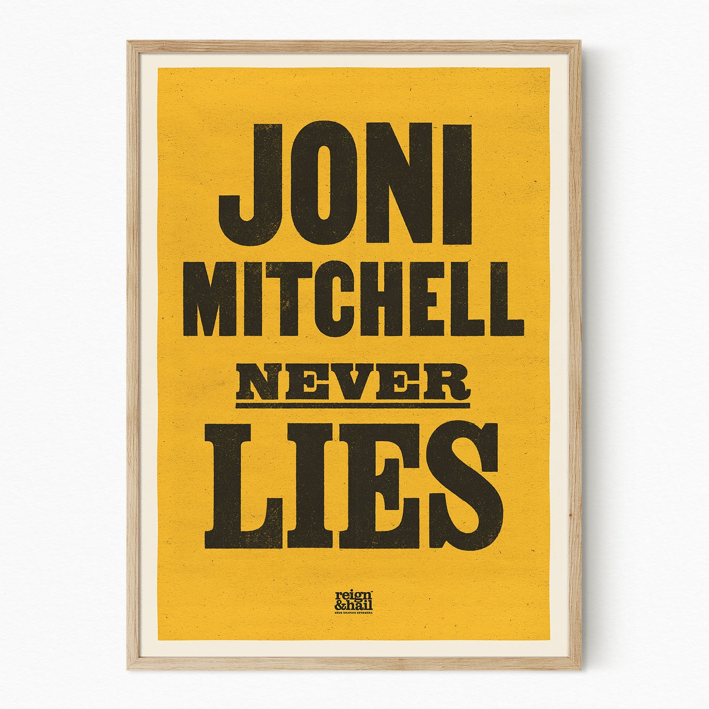 Joni Mitchell Never Lies