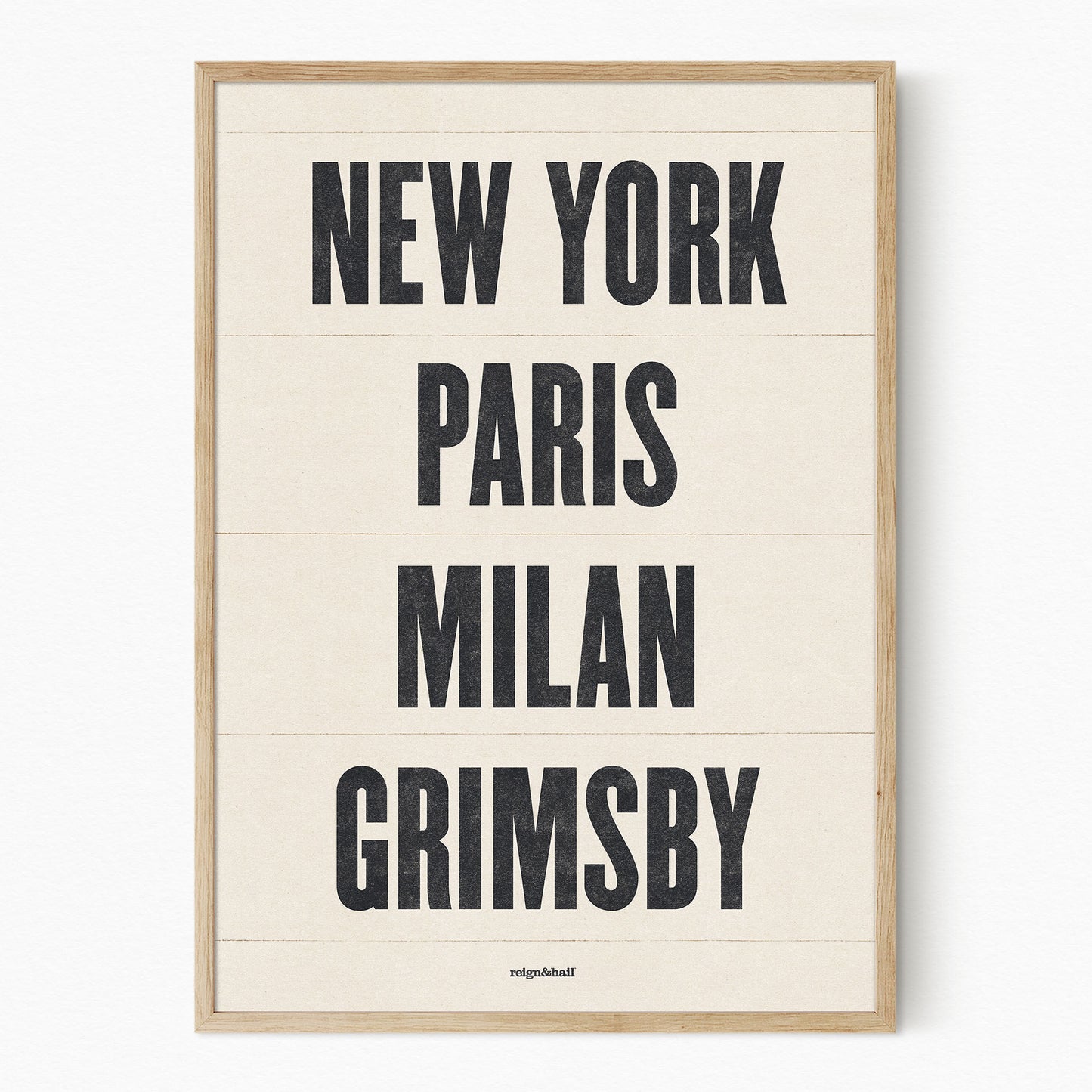 Custom Hometown Print