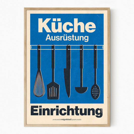 Kuche Kitchen Print