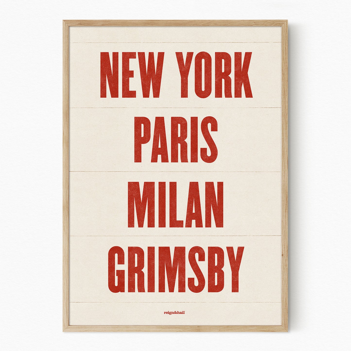 Custom Hometown Print