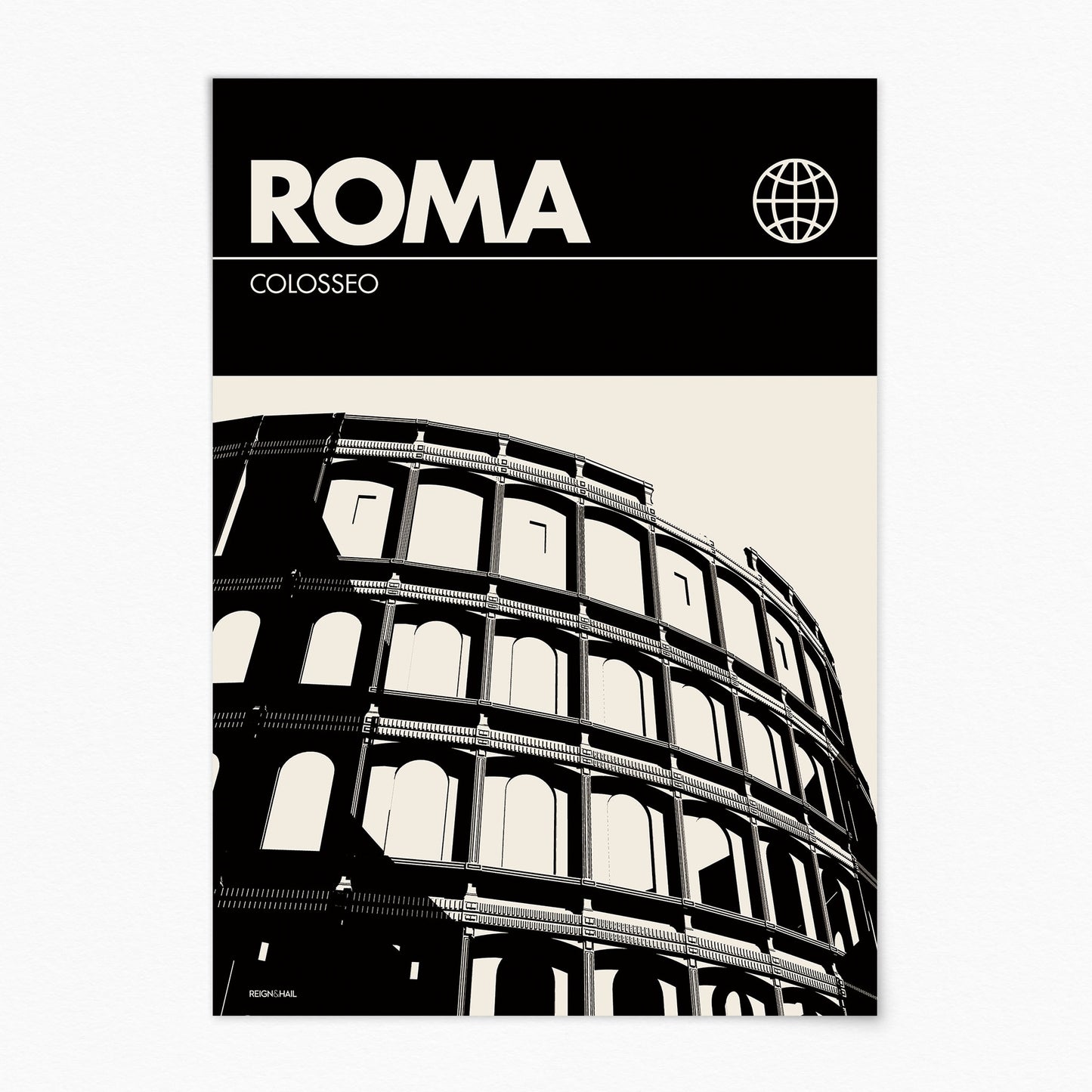 Rome - Graphic Travel Poster