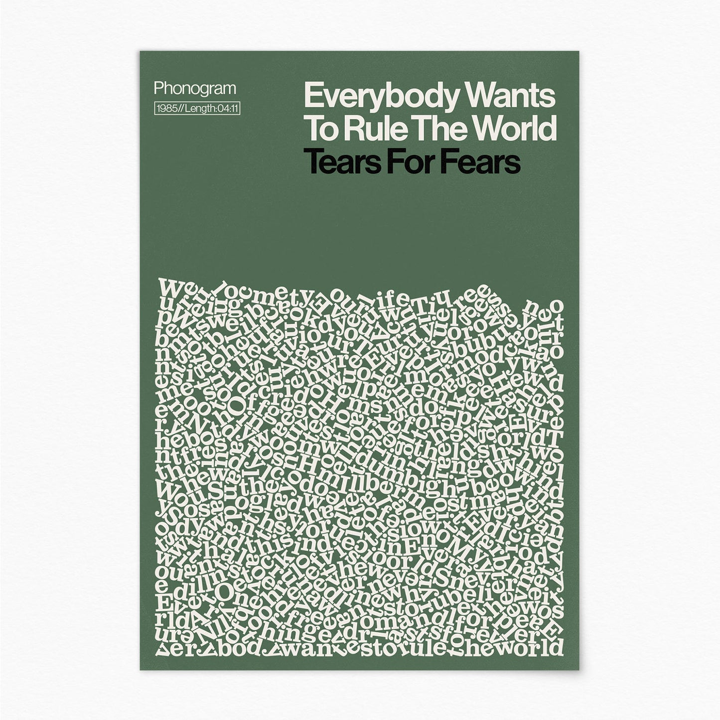 Everybody Wants to Rule the World
