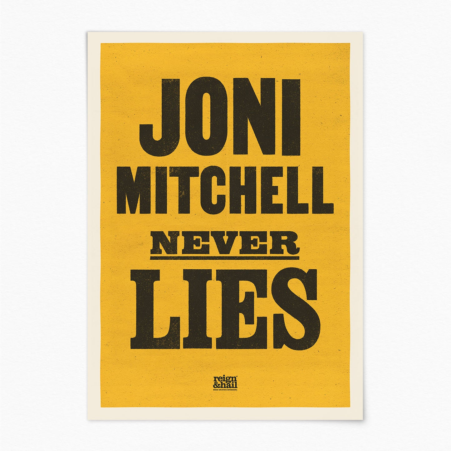 Joni Mitchell Never Lies