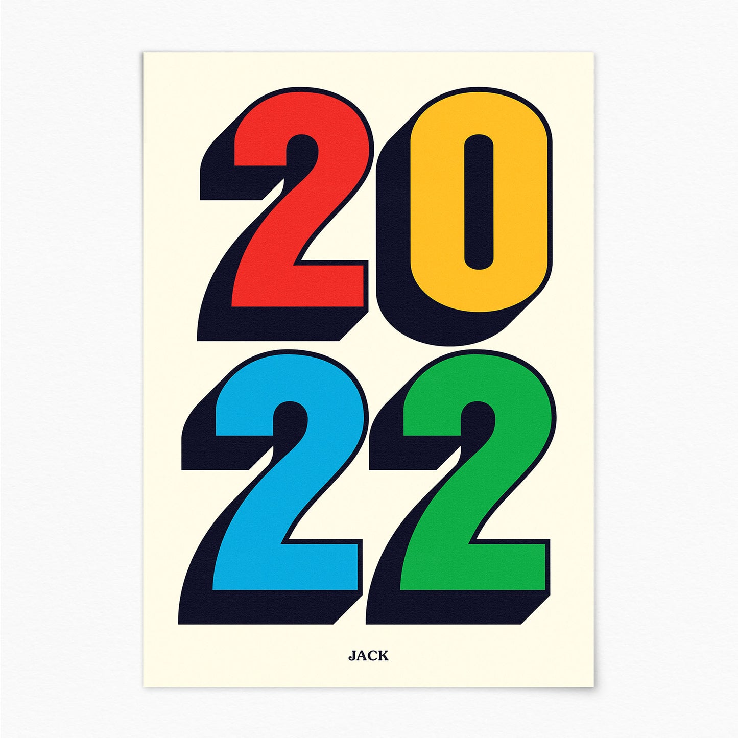 Personalised Year Print