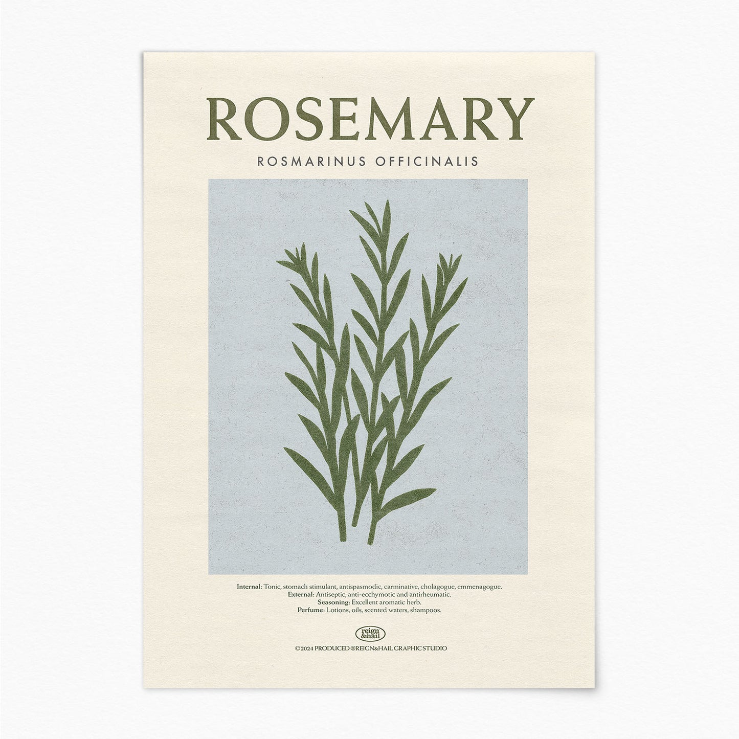 Rosemary - Herb Print