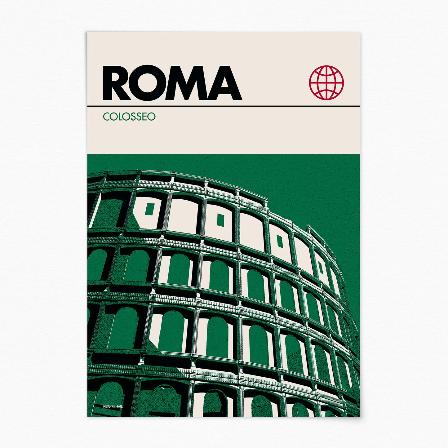 Rome - Graphic Travel Poster