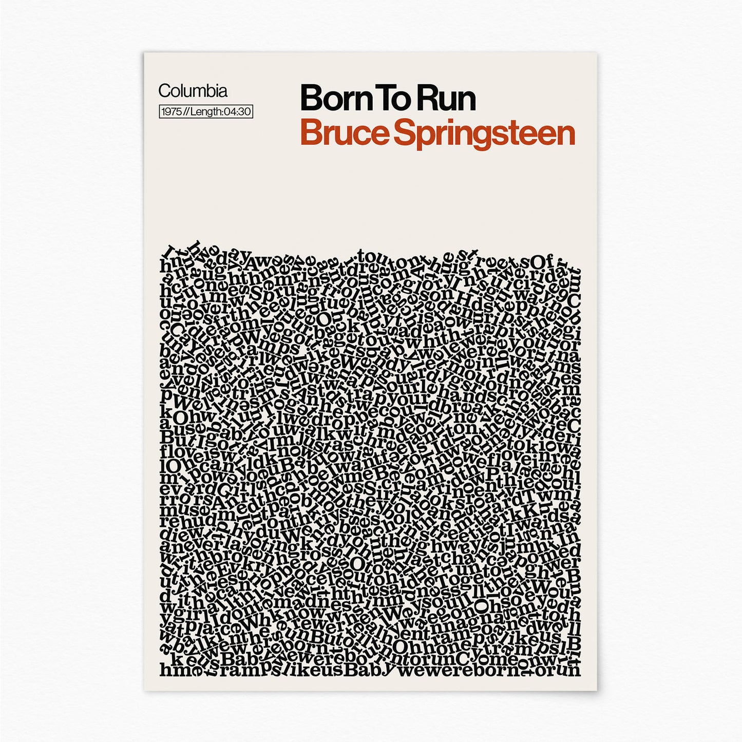 Born to Run - Bruce Springsteen