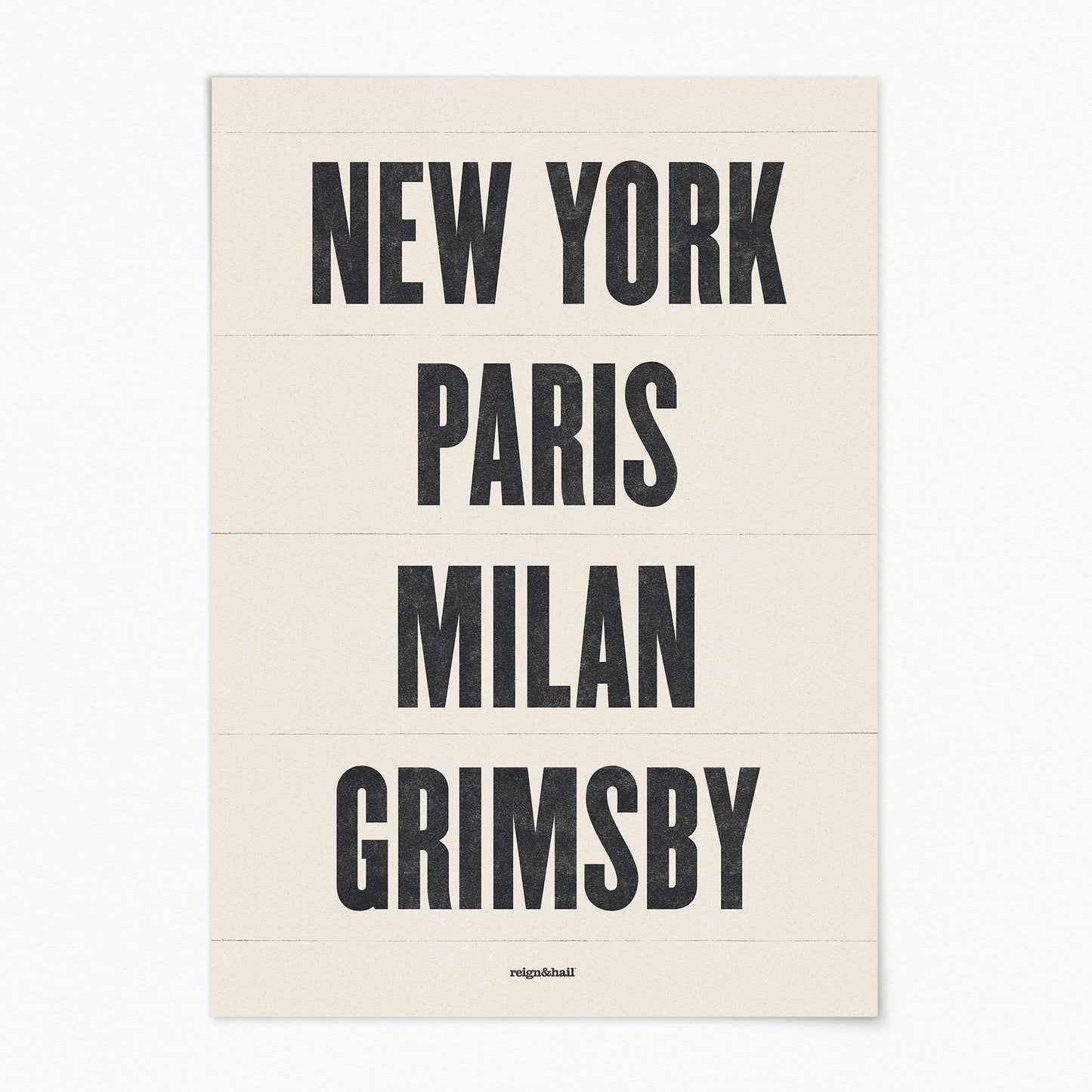 Custom Hometown Print