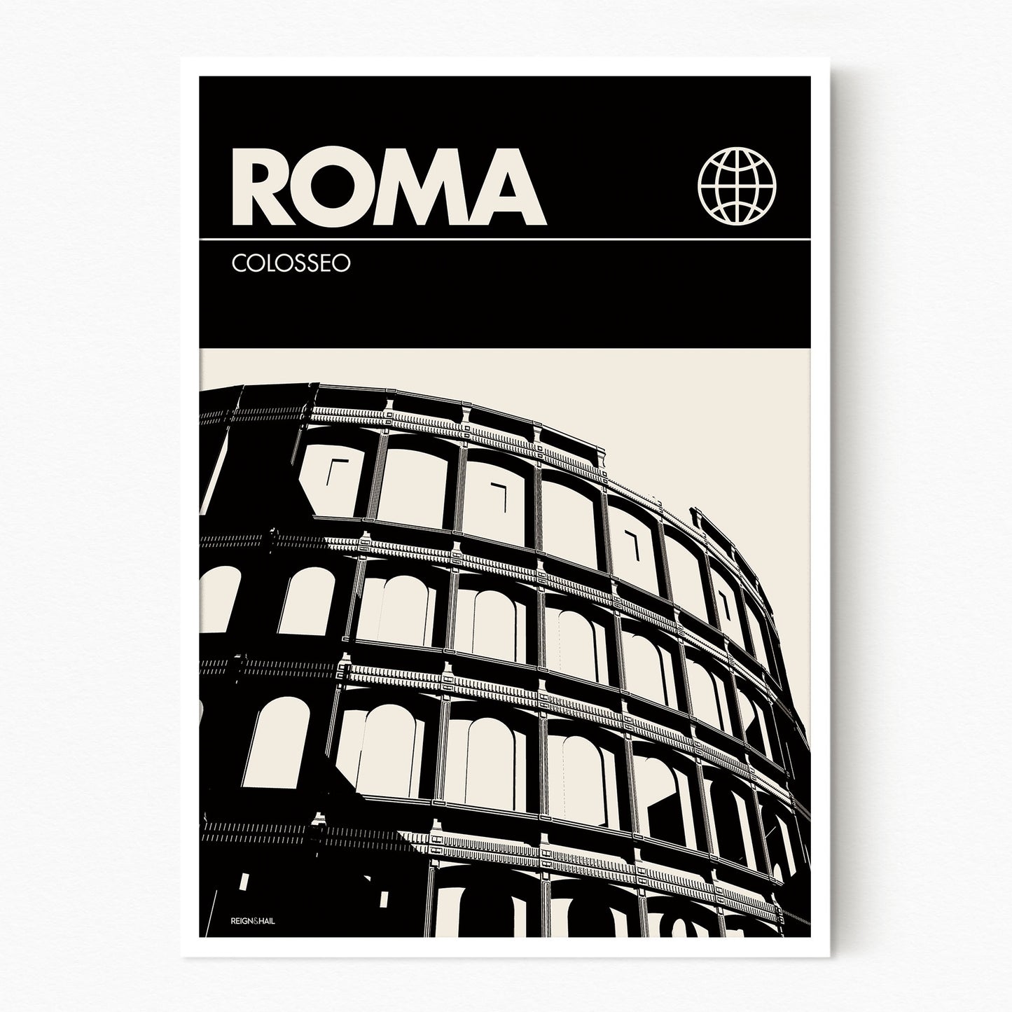 Rome - Graphic Travel Poster