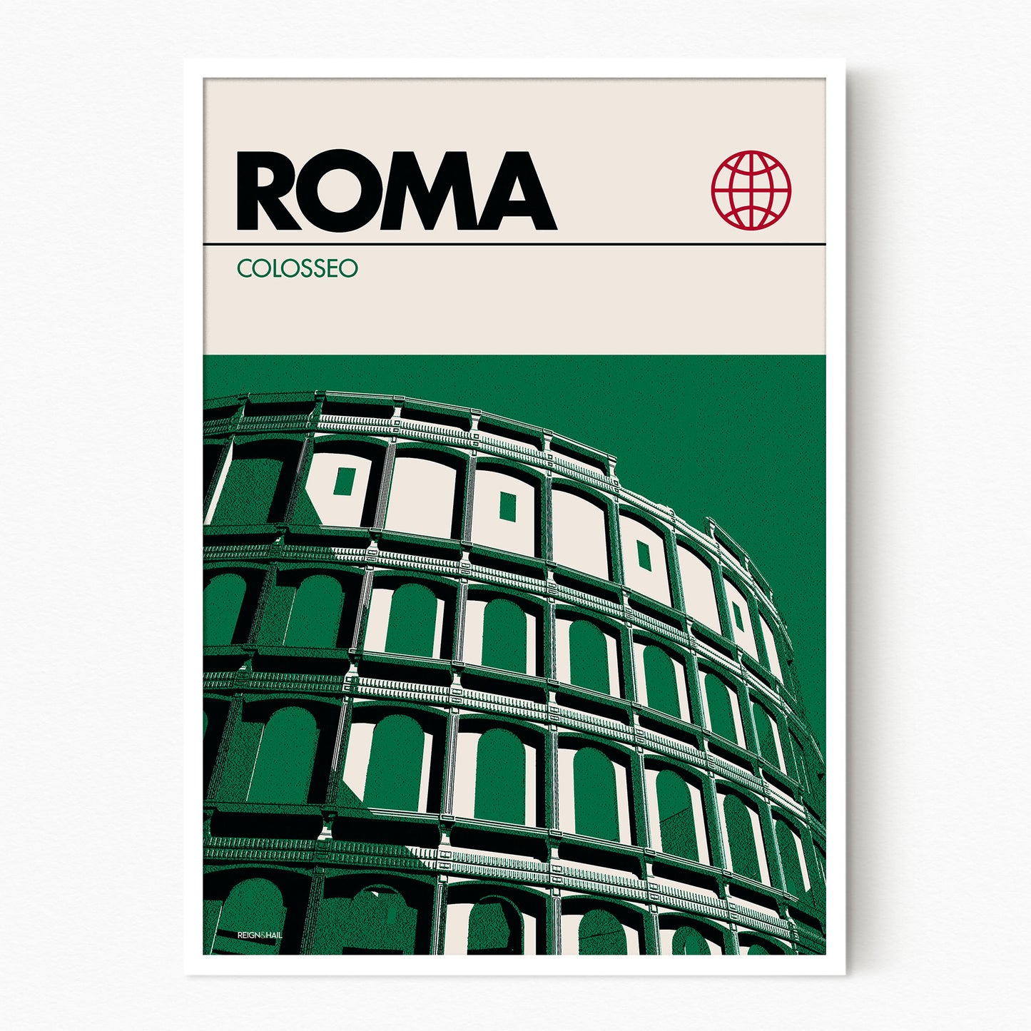 Rome - Graphic Travel Poster