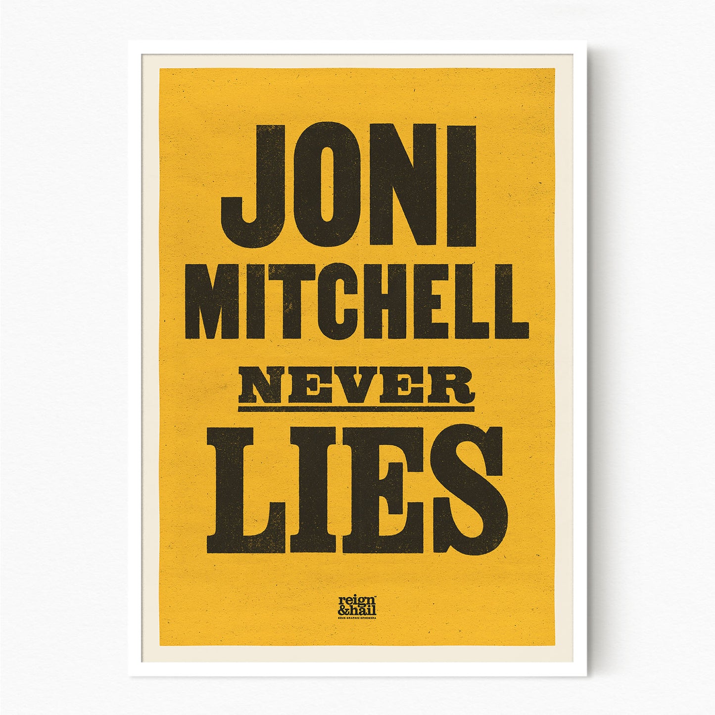 Joni Mitchell Never Lies