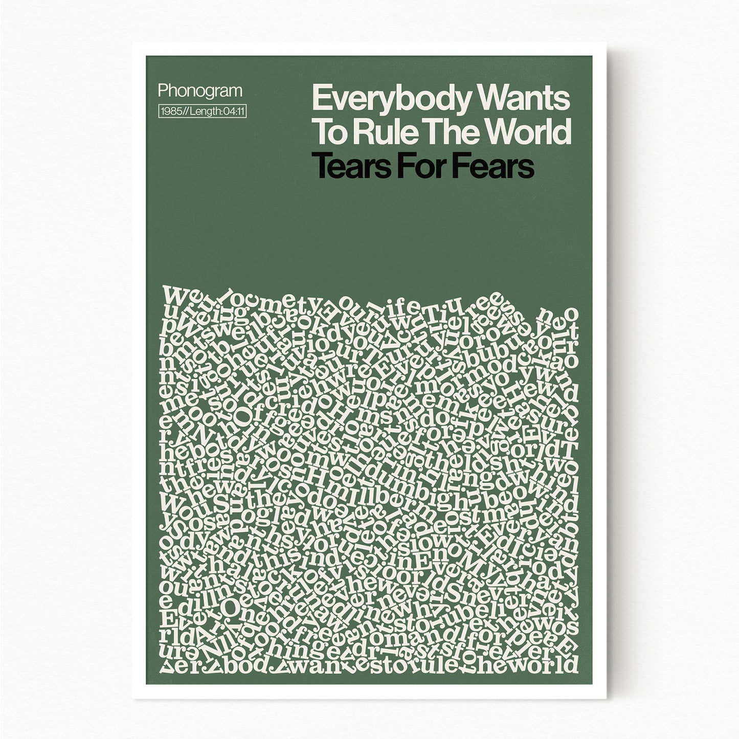 Everybody Wants to Rule the World