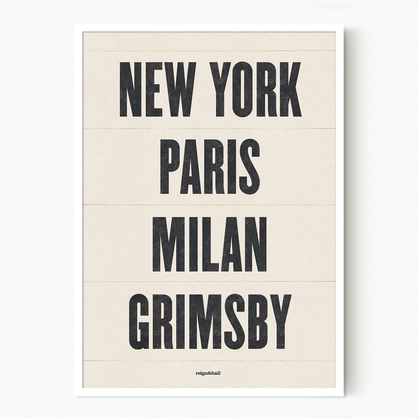 Custom Hometown Print