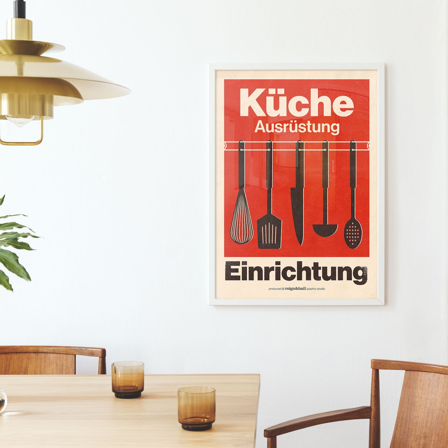 Kuche Kitchen Print
