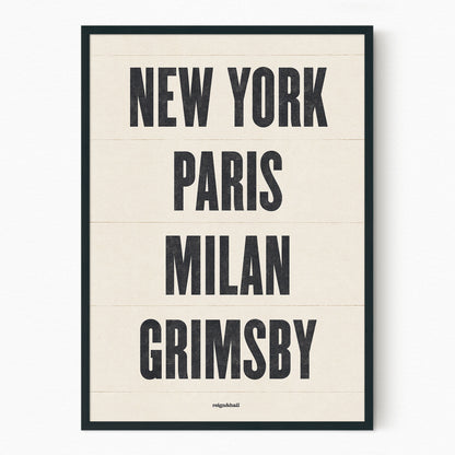 Custom Hometown Print