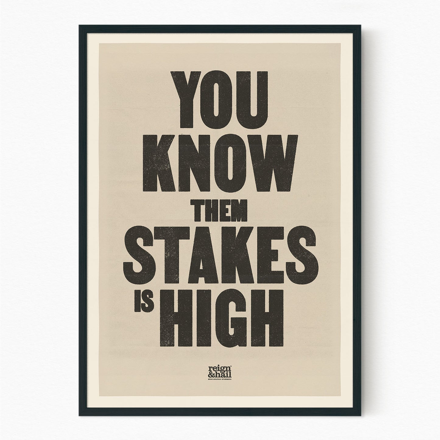 Stakes is High