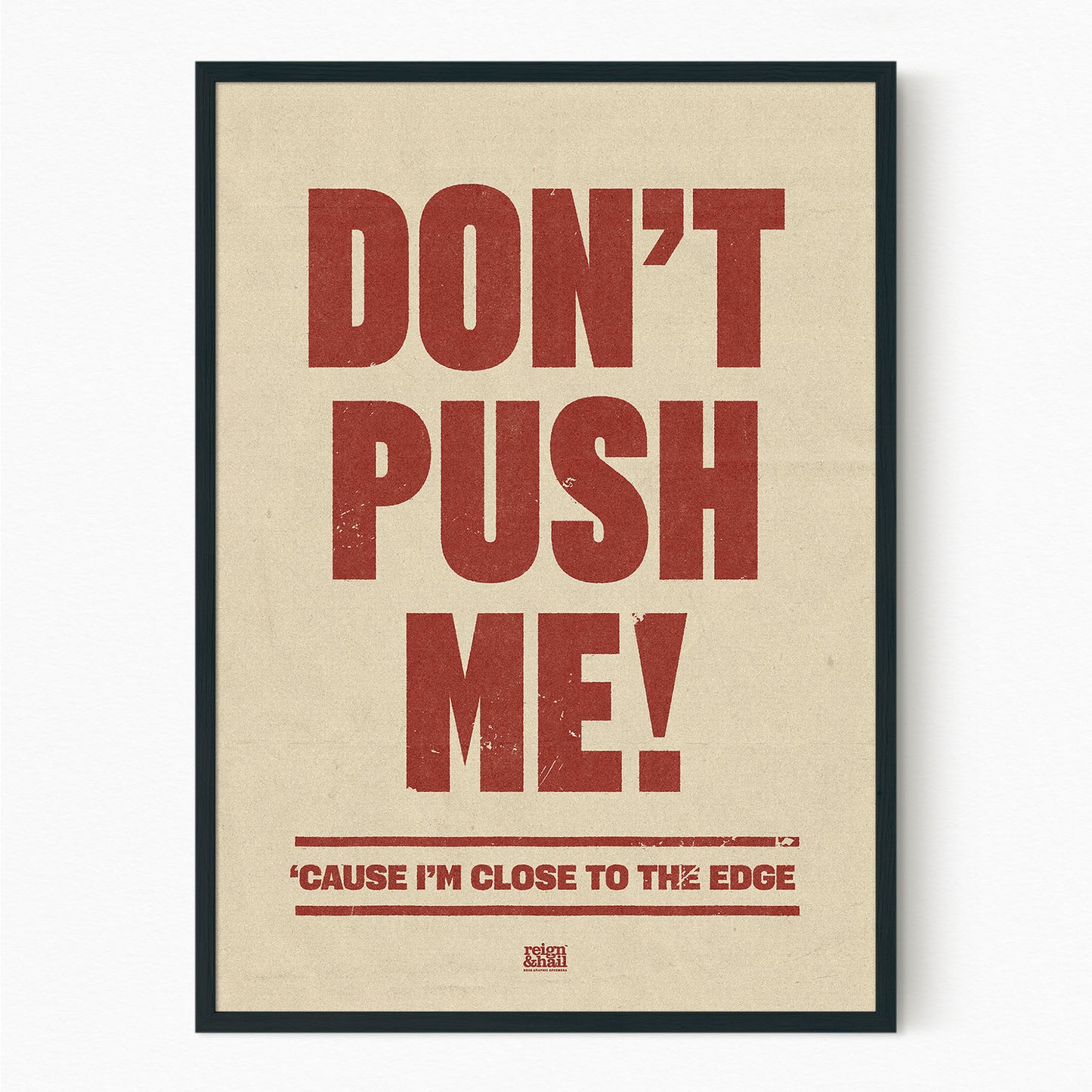 Don't Push Me