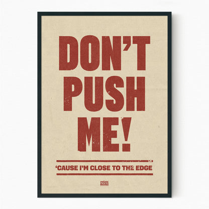 Don't Push Me