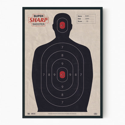 SUPER SHARP SHOOTER JUNGLE DRUM AND BASS POSTER