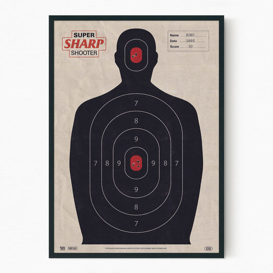SUPER SHARP SHOOTER JUNGLE DRUM AND BASS POSTER