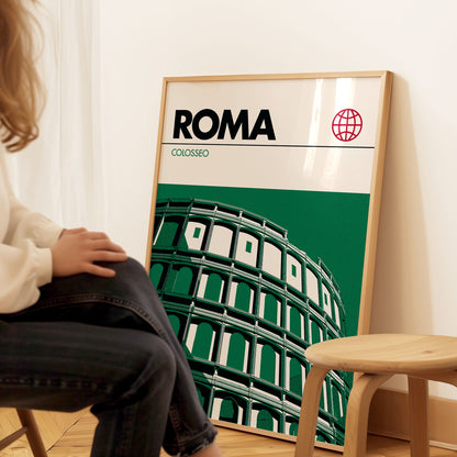 Rome - Graphic Travel Poster