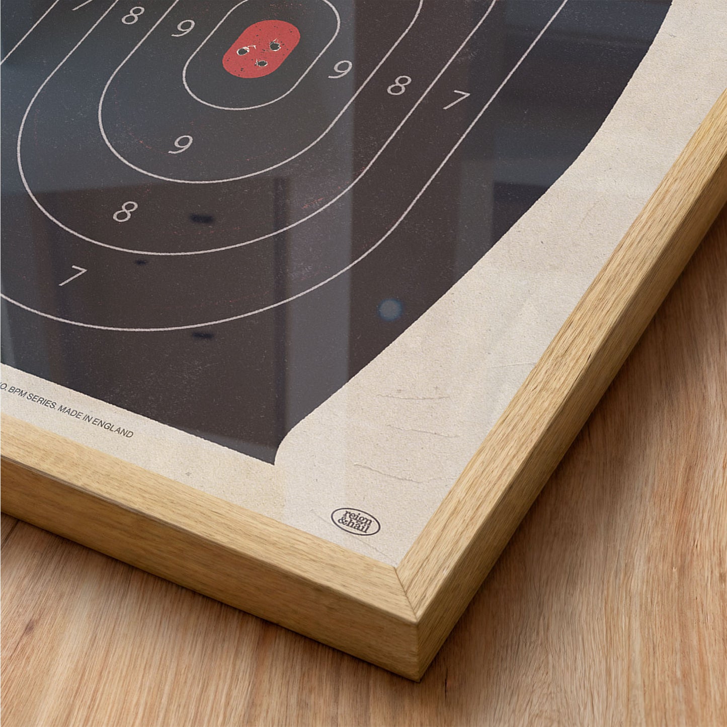 CLOSE UP OF SUPER SHARP SHOOTER JUNGLE DRUM AND BASS POSTER