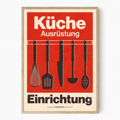 Kuche Kitchen Print