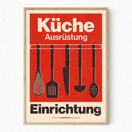 Kuche Kitchen Print