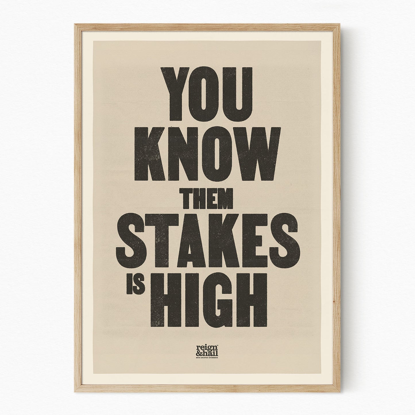 Stakes is High