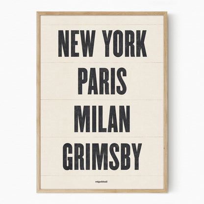 Custom Hometown Print