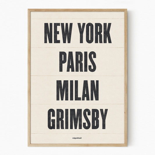 Custom Hometown Print