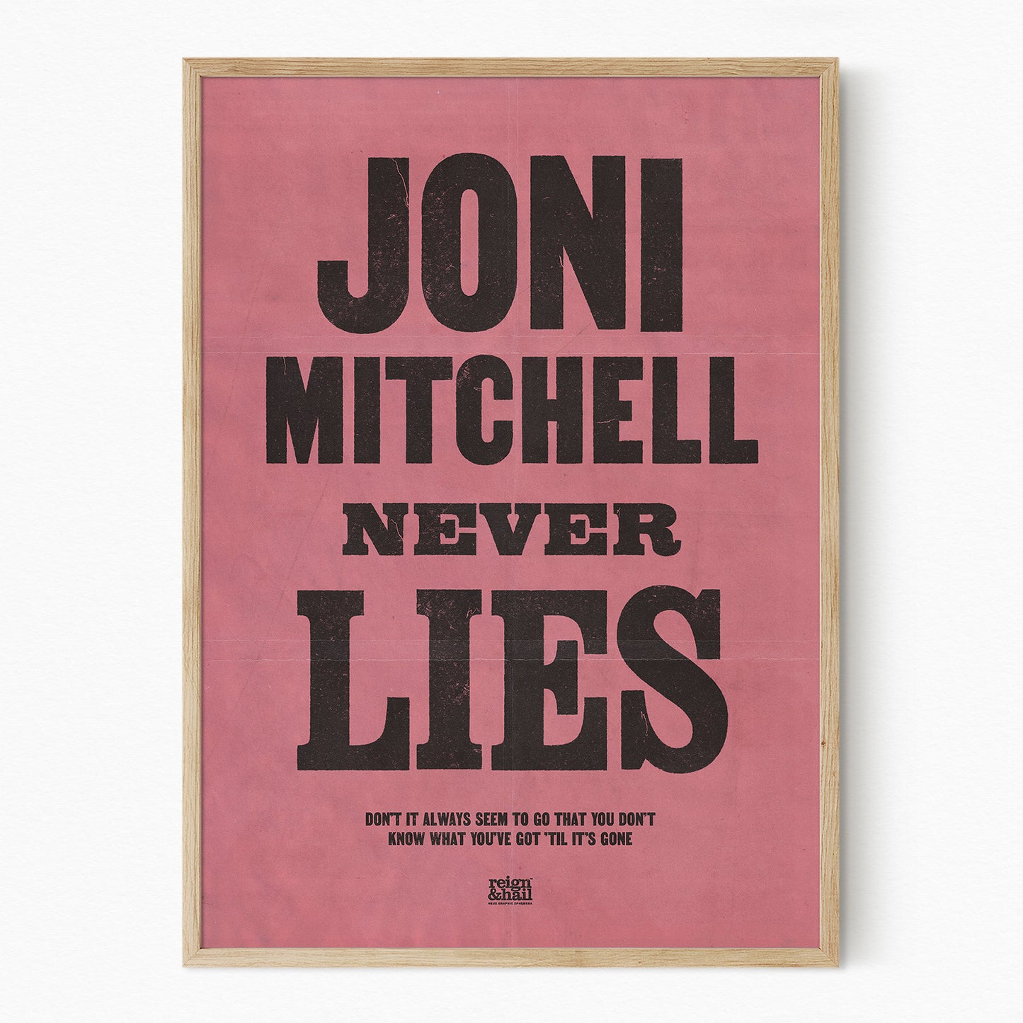 Joni Mitchell Never Lies