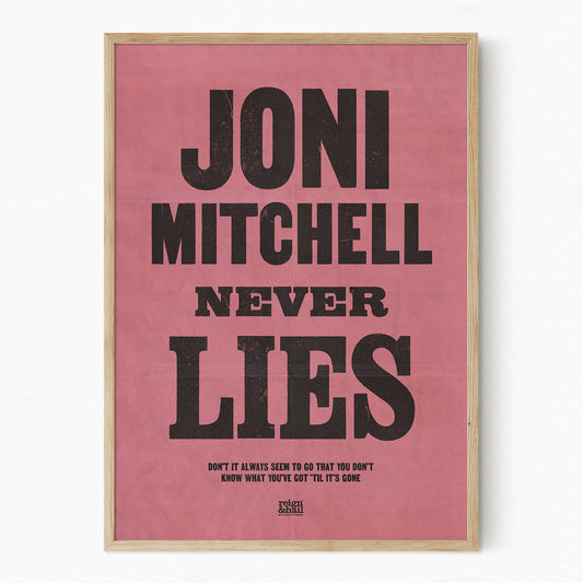 Joni Mitchell Never Lies