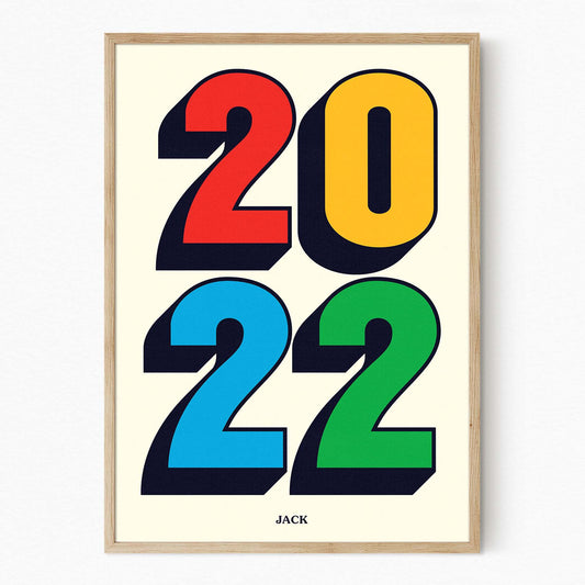 Personalised Year Print