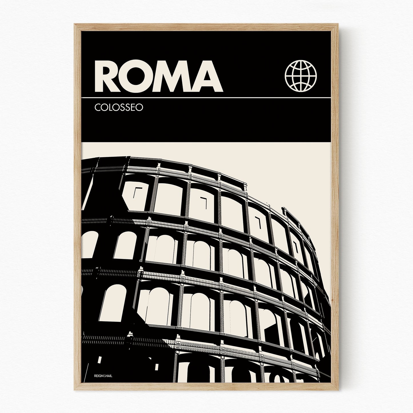 Rome - Graphic Travel Poster