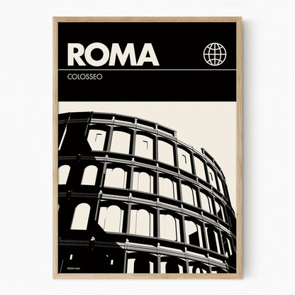 Rome - Graphic Travel Poster