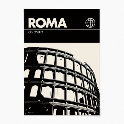 Rome - Graphic Travel Poster