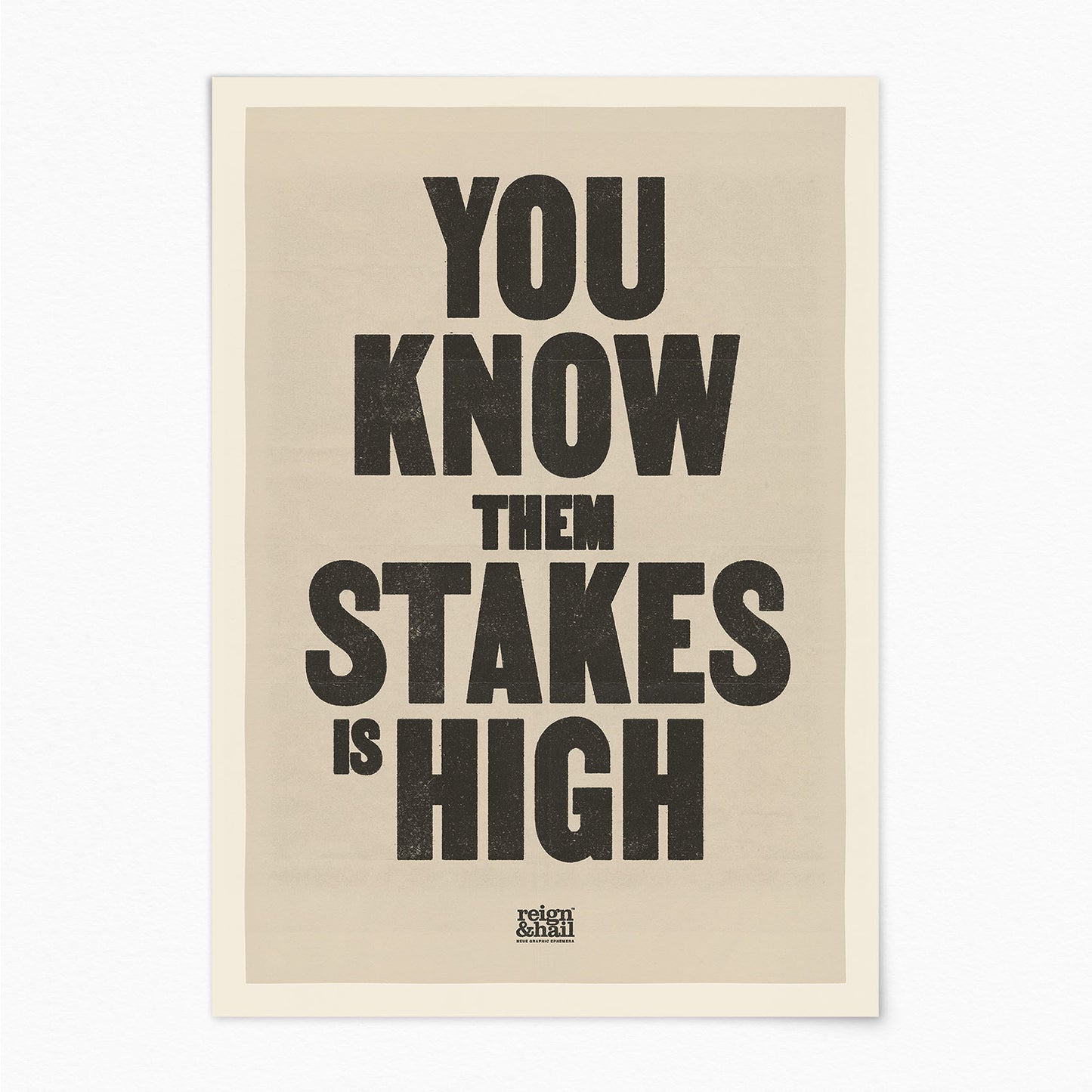 Stakes is High