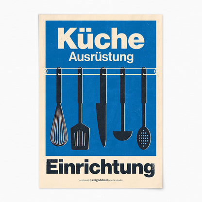 Kuche Kitchen Print