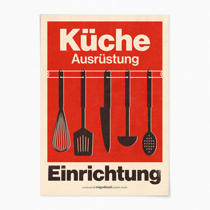 Kuche Kitchen Print