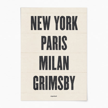 Custom Hometown Print