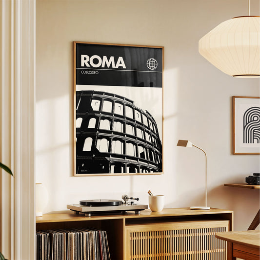 Rome - Graphic Travel Poster