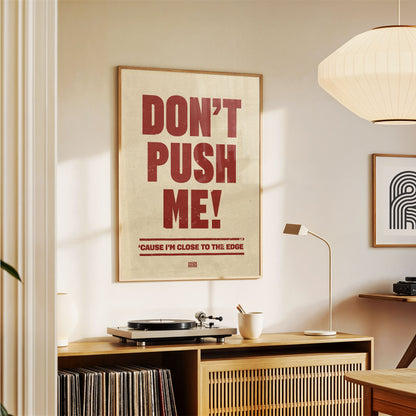 Don't Push Me